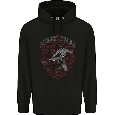 Muay Thai Fighter Warrior MMA Martial Arts Mens 80% Cotton Hoodie • $24.88