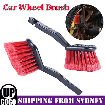 Cleaning Tool Wash Cleaner Tire Rim Scrub Brush Car Vehicle Wheel Hub Brush AU • $12.89
