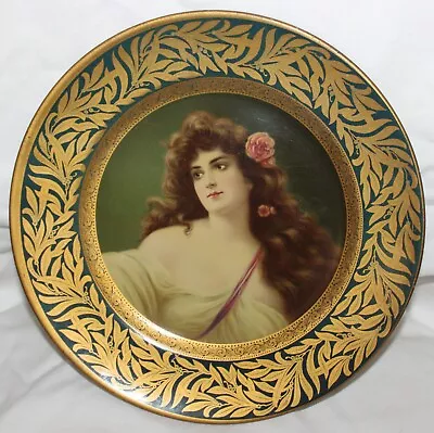 1907 The Meek Co. Dresden Art Plate No. 200  LOUISE  W/ Meek Co. Ad On Back - EX • $129.99