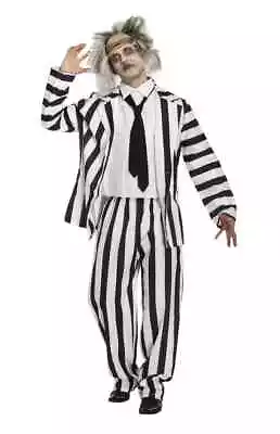 Adult Beetlejuice Costume | Small From I Love Fancy Dress - Fast & FREE Shipping • £17.99