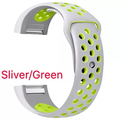 $3.99 • Buy For Fitbit Charge 2 Bands Replacement Sport Strap Band Soft Silicone Adjustable 