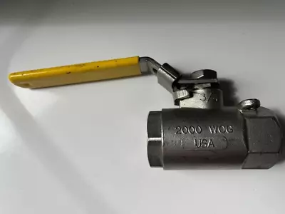 Apollo 3/4  316 Stainless Steel Manual Threaded Ball Valve 2000PSI WOG (New ) • $30