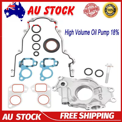 High Volume Oil Pump 18% For Holden Commodore VT VX VY VZ LS1 LS2 LS3 LS6 L98 V8 • $150.96