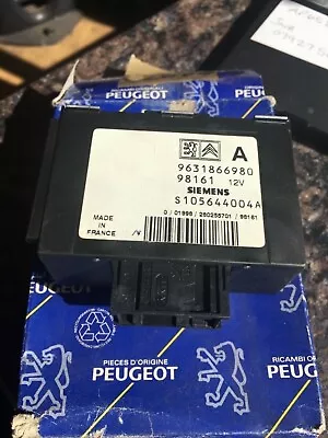 £39.99 • Buy GENUINE PEUGEOT 306 Mk 2 IMMOBILISER ECU CONTROL BOX ANTITHEFT 616047 9625403080