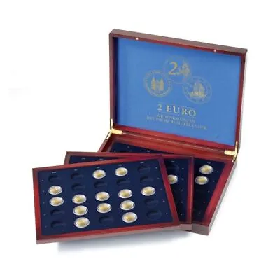 Presentation Case VOLTERRA TRIO De Luxe For 80 2€ Coins German Federal States I • £89.99