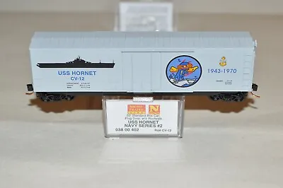 N Scale Micro-Trains Line 50' Box Car Navy Series #2 USS Hornet Ship Boat • $23