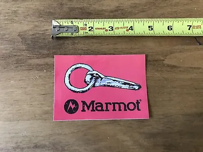 Marmot Pink Key Tool Outdoor Clothing Climbing Hiking Sticker/Decal Approx 5” • $4.50