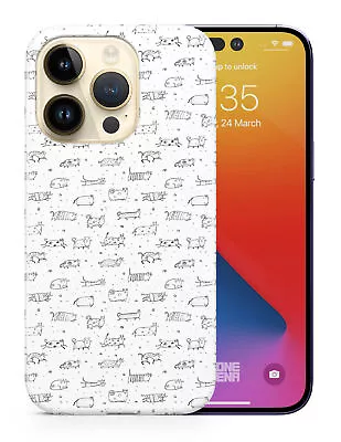 $9.95 • Buy Case Cover For Apple Iphone|cute Cat Kitten Feline Pattern #2