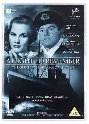 A Night To Remember / The Making Of A Night To Remember [DVD] [1958] New DVD  • £6.88