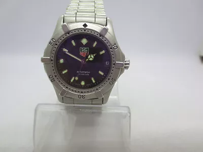 Vintage Tag Heuer 2000 Series Stainless Steel Automatic Midsize Mens Watch • $46