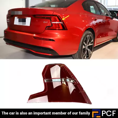 Rear Tail Light Brake Light Lens Cover For Volvo S60 2019-23 Replace Outer Right • $141.77