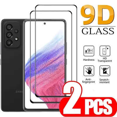 For Samsung S23 Ultra S22 A54 A33 A14 A52 Tempered Glass Screen Protector Film • $4.37