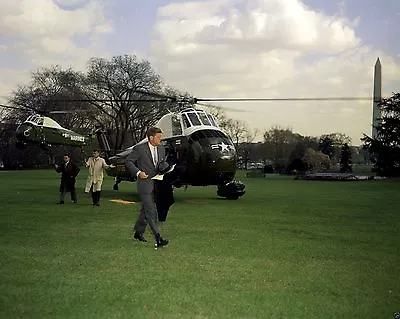 President John F. Kennedy Marine One Helicopter At White House - New 8x10 Photo • $8.99