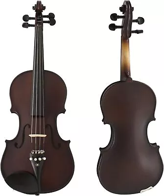 Cecilio 4/4 Full CVN-EAS Ebony Fitted Solidwood Violin In Satin Antique • $96.86