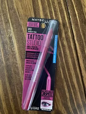 Maybelline Tattoo Studio Limited Edition Waterproof Liner Punchy Pink Sealed • $8.99