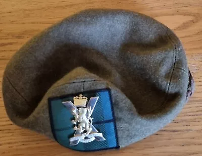 Tam O`Shanter Royal Regiment Of Scotland With Insignia Badge No Pompom   59cm • £35