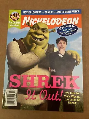 Nickelodeon Magazine June/July 2001 Shrek And Mike Myers • $10