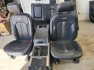 2020-2022 F250 F350 F450 Platinum Crew Cab Leather Front/rear Seats W/console • $4750