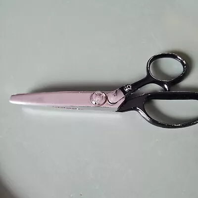 Vintage Canary Pinking Shears Zig Zag Dressmaking Sewing Scissors Japan • $20