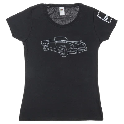 £13.60 • Buy Triumph Spitfire Women's T-Shirt In Black Size M - Available Also In XS/S/L/XL