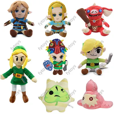 The Legend Of Zelda Plush Toy Lins Princess Zelda Goblin Korok Stuffed Doll Gift • £9.09