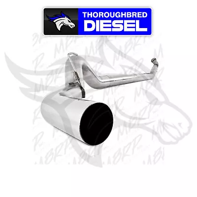 MBRP 5  Single Stainless Exhaust (Turbo Back) For 94-02 5.9L Cummins; S6112SLM • $629.99