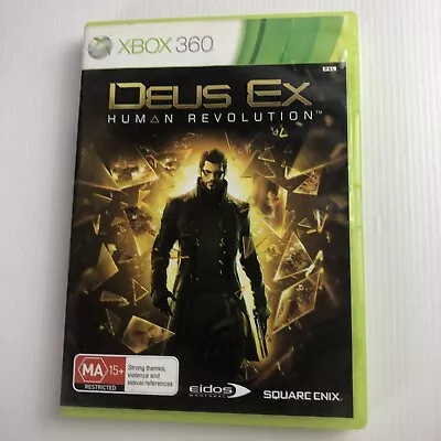 Deus Ex Human Revolution XBOX 360 With Manual Free Post • $10.75