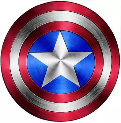 CAPTAIN AMERICA SHIELD Avengers Decal Removable WALL STICKER Home Decor Art Logo • $13.68