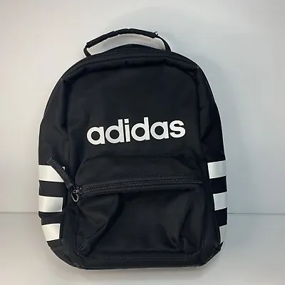 Adidas SANTIAGO Lunch Bag Box Or Bag BLACK White Adults Kids (g4) • $15