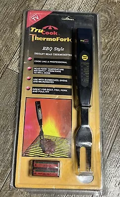 TruCook Thermo Fork Instant Read Meat Thermometer BBQ Temp Checker As Seen On TV • $16.49