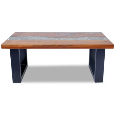 Coffee Table Teak Resin 100 X 50 Cm • $619.95