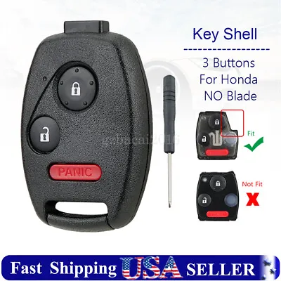 For 2006 2007 2008 2009 2010 Honda Ridgeline Remote Key Fob Shell Case 3Button • $7.95