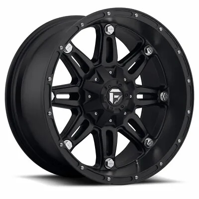 (4) 17x9 Fuel Matte Black Hostage Wheels 5x114.3 & 5x127 Ford Jeep Toyota GM • $1231.93