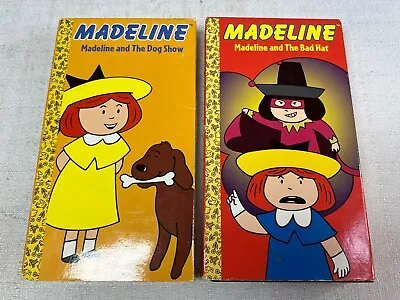 Madeline And The Dog Show Madeline And The Bad Hat Vhs Lot Of 2 • $10