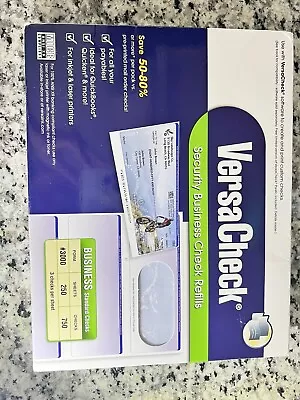 250ct. Versacheck Security Business Check Refills Form #1002 NEW • $15