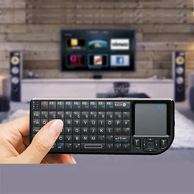 Rii K01v3 Mini Wireless Keyboard Backlit Laser Pointer For Multimedia Teaching • $23.99