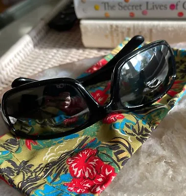 Maui Jim Surf Rider Sunglasses (Black Frame & Mirrored Lens) • $50