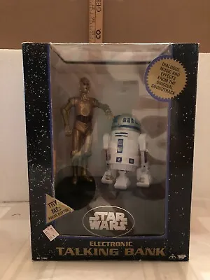 Vintage Star Wars Electronic Talking Bank Mint In Box Never Opened • $25