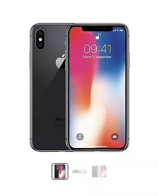 Apple IPhone X - 256GB - Space Grey (Unlocked) A1901 (GSM) Pristine Condition • £161