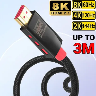 4K 120Hz HDMI 2.1 Cable Wire 8K For Xiaomi Xbox Series X PS5/4 4K HDMI 2.0 Cord • $8.99