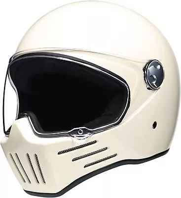 Vintage Full Face Motorcycle Helmet Jet Moto Cruiser Scooter Unisex Adult - DOT • $68.99