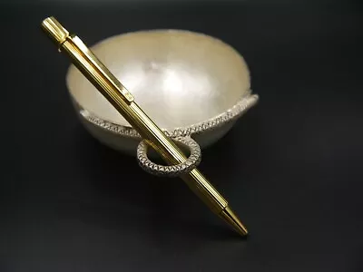 Cartier Must De Cartier 18K Gold Vermeil Ballpoint Pen In Box - Nice Condition • $299