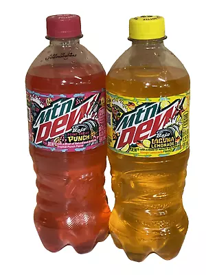 New Mtn Dew Baja Point Break Punch & Laguna Lemonade Soda 2 - 20 Floz Bottles • $19.99