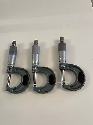 3 X Mitutoyo Imperial External Micrometers 0-1”. Read Description • £14.99