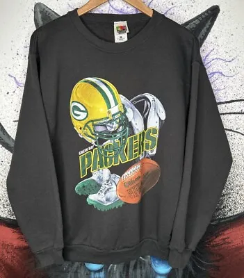 Vintage Green Bay Packers 90’s Graphic Crew Sweatshirt - L • $30