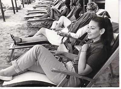 MARIA CALLAS IN TRIESTE 1970 Original B&W Candid Photo From ANSA • $24.99