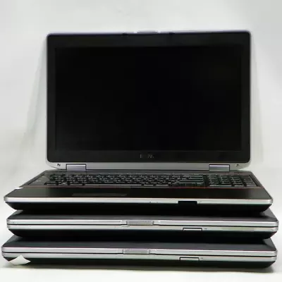 Lot Of 3 Dell Latitude E6520 15.5  I7-2620@2.7GHz 6GB RAM  NO BATT/HDD/OS SL936 • $159.99