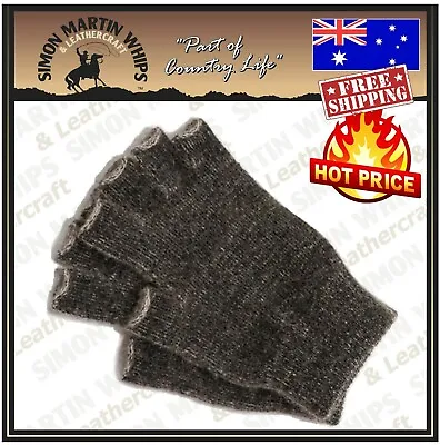 Possum Fur Merino Wool Fingerless Gloves Knitwear Made In New Zealand • $42