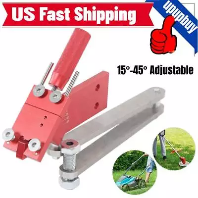 Lawn Mower Blade Sharpener Balancer 15°-45° Adjustable For Standard Lawnmower • $37.99