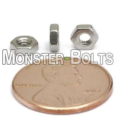 M2.5 - 0.45  Metric Hex Nuts A2 / 18-8 Stainless Steel DIN 934 Coarse Thread • $4.57